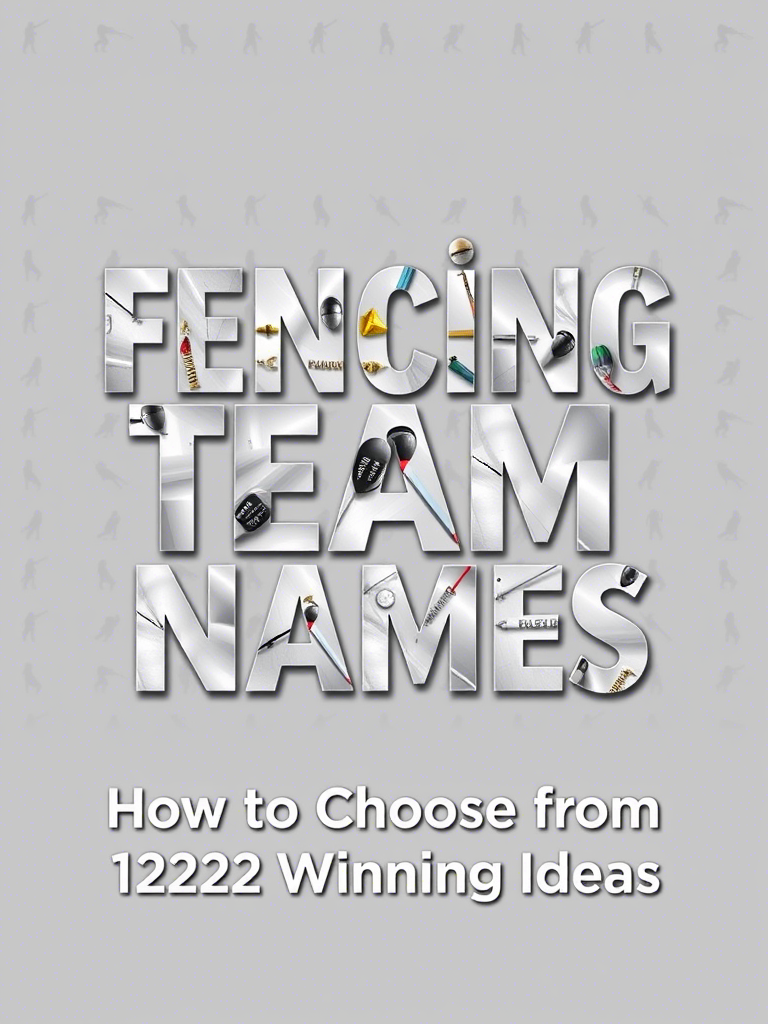 Fencing Team Names: How to Choose from 122 Winning Ideas 4 8073c8e0 af42 4e29 851c 2fdf8373db09