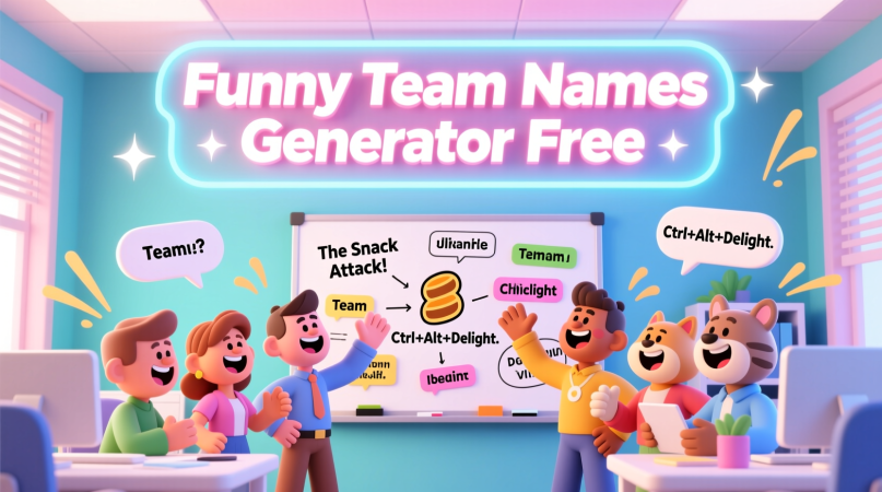 The Ultimate Guide to Random Team Names: 1000+ Ideas & A Step-by-Step Generator Framework 3 Funny Team Names Generator Free