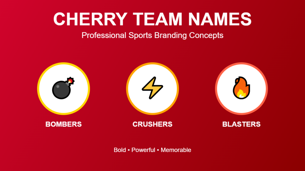 The Ultimate Guide to Cherry-Inspired Sports Team Names: Creative Ideas for Your Winning Squad 3 what are some cherry inspired sports team names